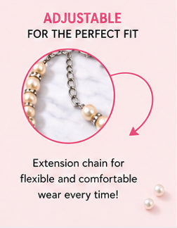 Faux Classic Pearl Statement Necklace | Vintage Inspired Pearl Bead Necklace | Retro Glam Handmade Necklaceearl & Rhinestone Beaded Necklace – Handmade Adjustable Necklace